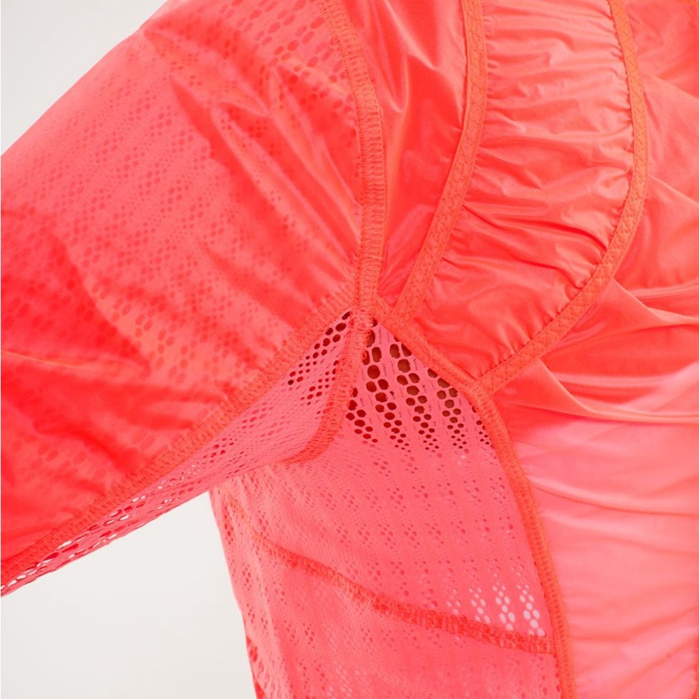 Lululemon Run: Nothin' To Hide Jacket - Flash Light Neon Lace Windbreaker - Picture 5 of 12